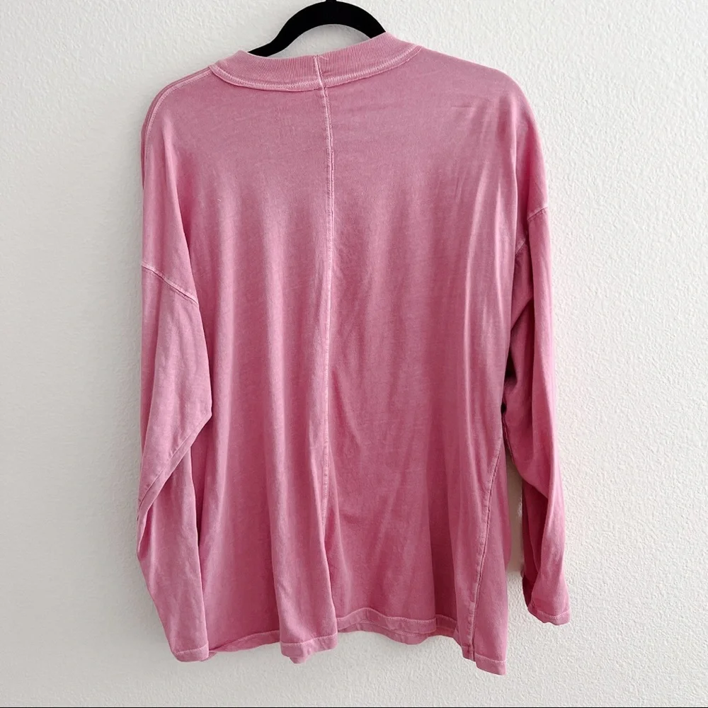 Free People | βWe The Freeβ Be Free Tunic Long Sleeve in Mauve - Size S - Picture 6 of 8